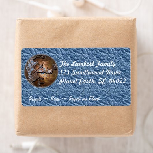 地球 ラベル (インサイチュ)