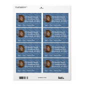 地球 ラベル (フルシート)