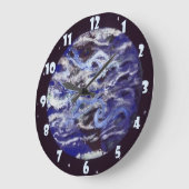 地球 ラージ壁時計 (傾斜)