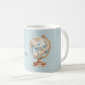 地球 世界 旅に出よう コーヒーマグカップ (正面右)