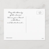 地球-休日の郵便はがきの平和 シーズンポストカード (裏面)