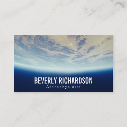 地球 名刺 (正面)