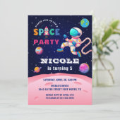 地球 外宇宙 パーティー 宇宙飛行士 銀河 誕生日 招待状 (スタンド正面)