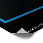 地球 – 大きな青い大理石 – ポスター宇宙 ポスター (角)