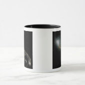 地球、天の川の天体 マグカップ (中央)