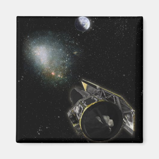 地球、天の川の天体 マグネット (正面)