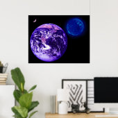 地球、太陽、金星 ポスター (ホームオフィス)