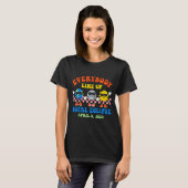 地球 月 太陽 皆既日食 Tシャツ (正面フル)