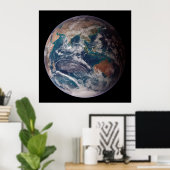 地球：東半球 ポスター (ホームオフィス)