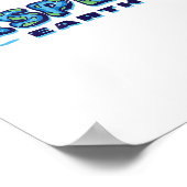 地球、環境主義、環境プロを尊重 ポスター (角)