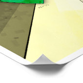 地球、空、太陽 ポスター (角)