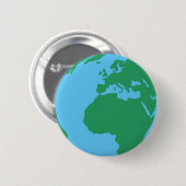 地球 缶バッジ (正面&裏面)