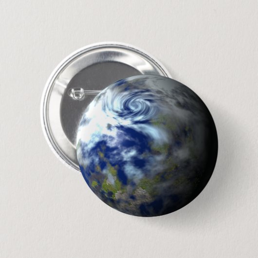 地球 缶バッジ (正面&裏面)