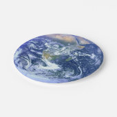 地球: 青い大理石 ペーパープレート (アングル)