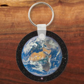 地球 – 青い大理石（ヨーロッパとアフリカ） キーホルダー (正面)