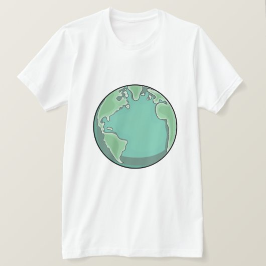 地球 Tシャツ (デザイン正面)