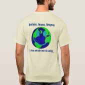 地球 Tシャツ (裏面)
