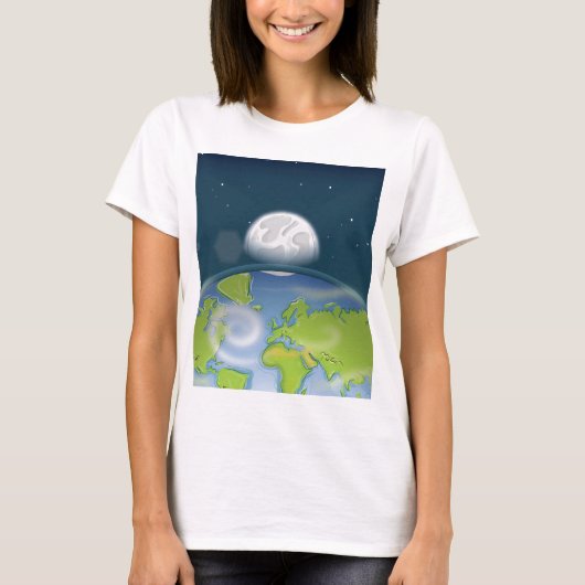 地球 Tシャツ (正面)