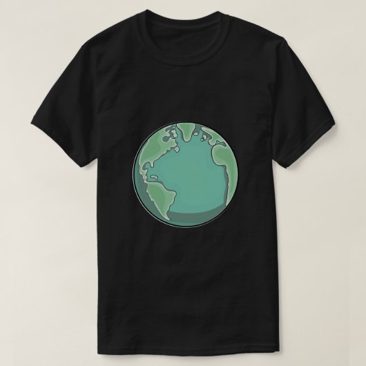 地球 Tシャツ (デザイン正面)