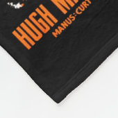 地球vs.ソーサー飛んでいるズ フリースブランケット (角)