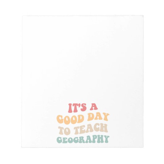 地理に明るい日教えだよ ノートパッド (正面)