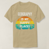 地理は僕の幸福の地だ Tシャツ (デザイン正面)