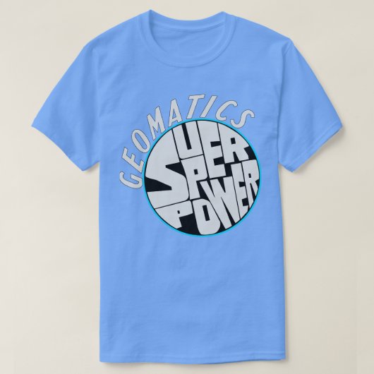 地理は私の超大国1 Tシャツ (デザイン正面)