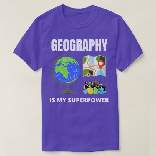 地理は私の超大国2 Tシャツ (デザイン正面)