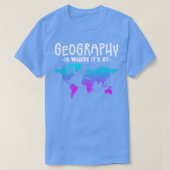 地理は1の場所 Tシャツ (デザイン正面)