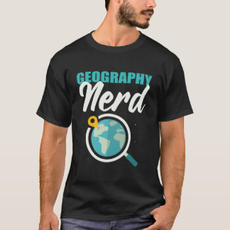 地理オタク 考古学者 Tシャツ