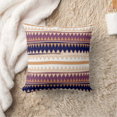 地理プラム、桃、海軍、卵の殻 クッション (ブランケット)