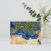 地理マップはがき ポストカード (スタンド正面)