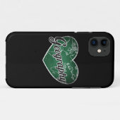 地理レトロハートBlackboard Love Case-Mate iPhoneケース (裏面(横))