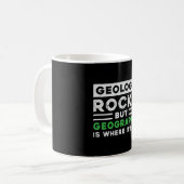 地理先生おもしろいマップ世界大陸ギフト コーヒーマグカップ (正面左)