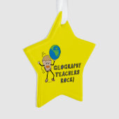 地理先生ロック オーナメント (正面)