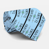 地理先生装飾線 ネクタイ (ロール)