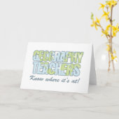 地理先生 カード (黄色い花)