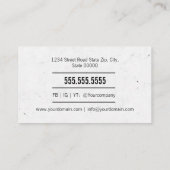 地理先生 名刺 (裏面)