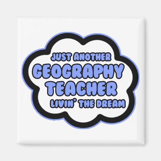 地理先生..夢を見る マグネット (正面)