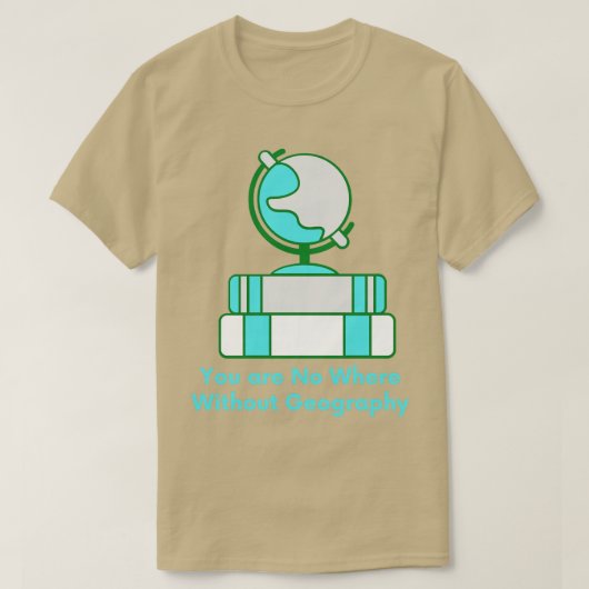 地理先生 Tシャツ (デザイン正面)