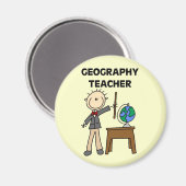 地理先生Tシャツとギフト マグネット (正面/裏面)