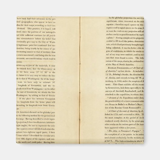 地理回顧録 マグネット (正面)