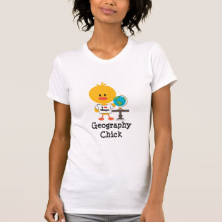 地理学のひよこのTシャツ Tシャツ