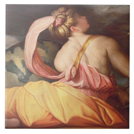 地理学のアレゴリー タイル (正面)