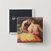 地理学のアレゴリー 缶バッジ (正面&裏面)