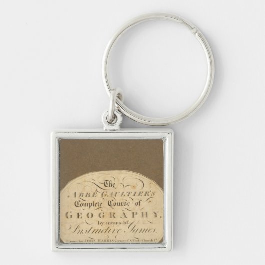 地理学のコース キーホルダー (正面)