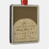 地理学のコース メタルオーナメント (右)