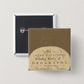 地理学のコース 缶バッジ (正面&裏面)