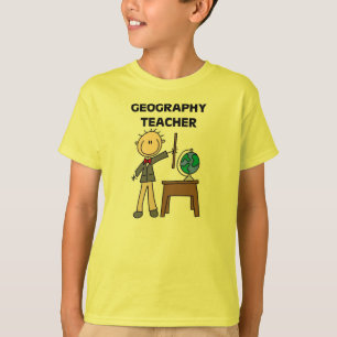 地理学の先生 Tシャツ