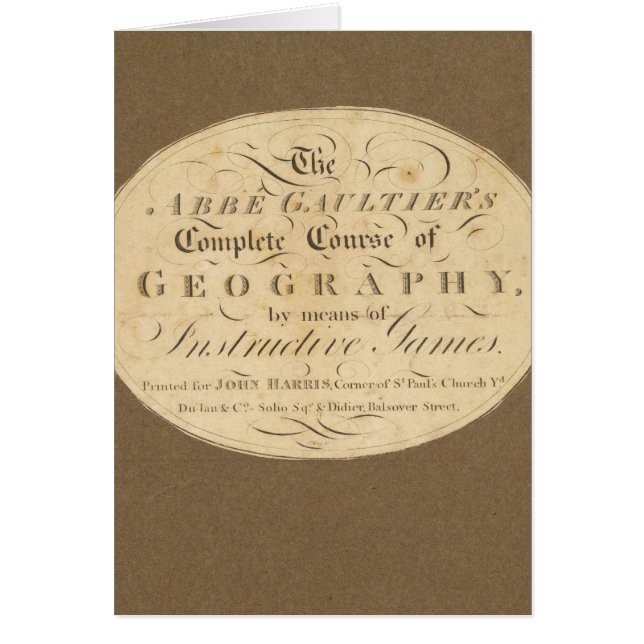 地理学の完全なコース (正面)